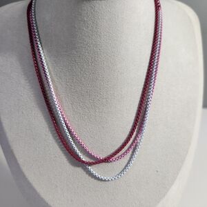 Stainless Steel Enamel Dainty Box Chain